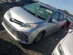 Toyota Sienna xle salvage cars for sale: 2020 Toyota Sienna XLE