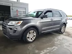 Salvage cars for sale at West Palm Beach, FL auction: 2019 Ford Explorer XLT