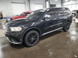 Salvage cars for sale from Copart Ham Lake, MN: 2015 Dodge Durango Citadel