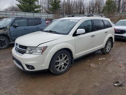 Vehiculos salvage en venta de Copart Davison, MI: 2013 Dodge Journey SXT