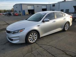 Salvage cars for sale from Copart Vallejo, CA: 2018 KIA Optima LX