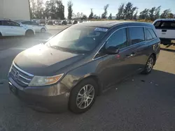 Honda salvage cars for sale: 2011 Honda Odyssey EXL