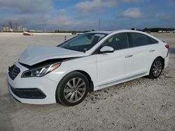 Salvage cars for sale at New Braunfels, TX auction: 2017 Hyundai Sonata Sport