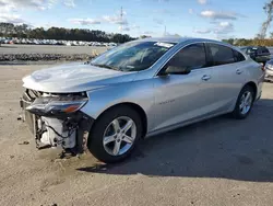 Salvage cars for sale at Dunn, NC auction: 2021 Chevrolet Malibu LS