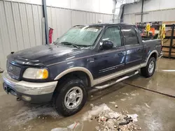 Salvage trucks for sale at Casper, WY auction: 2001 Ford F150 Supercrew