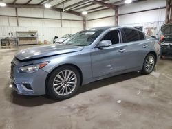 Salvage cars for sale at Haslet, TX auction: 2020 Infiniti Q50 Pure