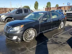 Salvage cars for sale at Wilmington, CA auction: 2015 Hyundai Equus Signature