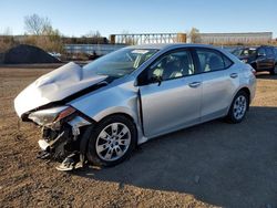 Salvage cars for sale at Columbia Station, OH auction: 2016 Toyota Corolla L