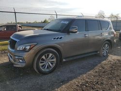 Infiniti qx80 salvage cars for sale: 2015 Infiniti QX80