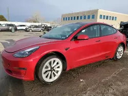 Tesla Model 3 salvage cars for sale: 2022 Tesla Model 3