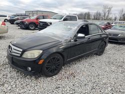 Salvage cars for sale at Wayland, MI auction: 2008 Mercedes-Benz C 300 4matic