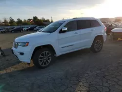 Jeep Vehiculos salvage en venta: 2017 Jeep Grand Cherokee Overland