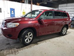 Toyota Highlander salvage cars for sale: 2008 Toyota Highlander