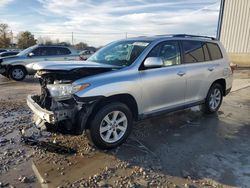 Salvage cars for sale at Lawrenceburg, KY auction: 2012 Toyota Highlander Base