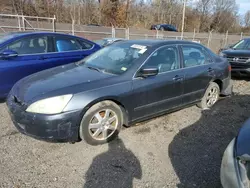 Honda salvage cars for sale: 2005 Honda Accord EX