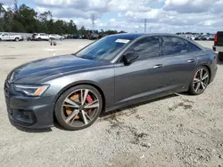 Salvage cars for sale from Copart Riverview, FL: 2022 Audi S6 Premium Plus