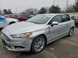 Salvage cars for sale at Moraine, OH auction: 2017 Ford Fusion SE Hybrid