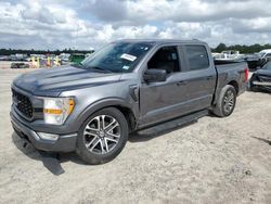 Salvage cars for sale at Houston, TX auction: 2021 Ford F150 Supercrew