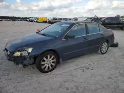 Honda salvage cars for sale: 2006 Honda Accord EX