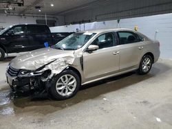 Salvage cars for sale at Candia, NH auction: 2016 Volkswagen Passat S