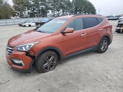 Salvage cars for sale at Loganville, GA auction: 2017 Hyundai Santa FE Sport