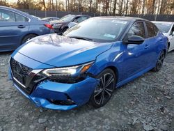 Salvage cars for sale at Waldorf, MD auction: 2023 Nissan Sentra SR