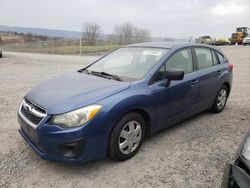 Salvage cars for sale from Copart Chambersburg, PA: 2012 Subaru Impreza