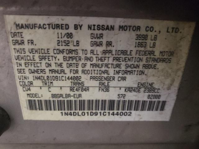 2001 Nissan Altima XE