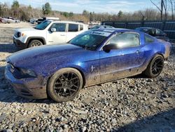 Salvage cars for sale at Candia, NH auction: 2013 Ford Mustang