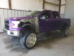 Salvage trucks for sale at Temple, TX auction: 2015 Ford F150 Supercrew