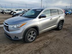 Toyota salvage cars for sale: 2016 Toyota Highlander XLE