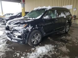 Salvage cars for sale at Marlboro, NY auction: 2016 Honda Pilot EXL