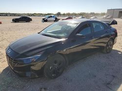 Salvage cars for sale at San Antonio, TX auction: 2022 Hyundai Elantra Blue