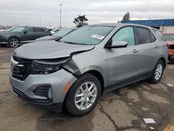 Salvage cars for sale at Woodhaven, MI auction: 2023 Chevrolet Equinox LT