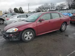 Chevrolet salvage cars for sale: 2010 Chevrolet Impala LT