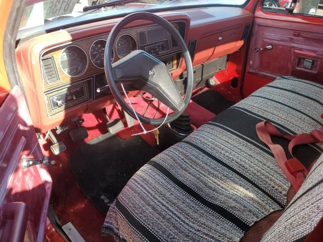 1985 Dodge D-SERIES D100