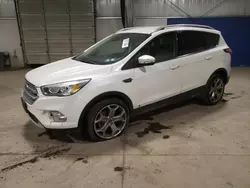 Salvage cars for sale from Copart Chalfont, PA: 2017 Ford Escape Titanium