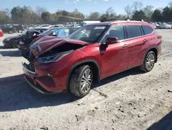 Vehiculos salvage en venta de Copart Madisonville, TN: 2021 Toyota Highlander Platinum