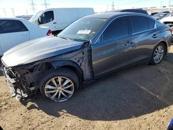 Salvage cars for sale at Elgin, IL auction: 2015 Infiniti Q50 Base