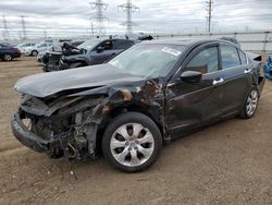 Salvage cars for sale at Elgin, IL auction: 2009 Honda Accord EXL