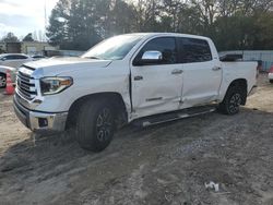 Vehiculos salvage en venta de Copart Knightdale, NC: 2018 Toyota Tundra Crewmax Limited