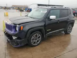 Jeep salvage cars for sale: 2017 Jeep Renegade Limited