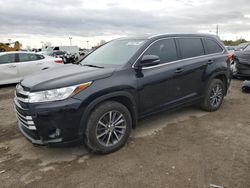 Salvage cars for sale at Indianapolis, IN auction: 2018 Toyota Highlander SE