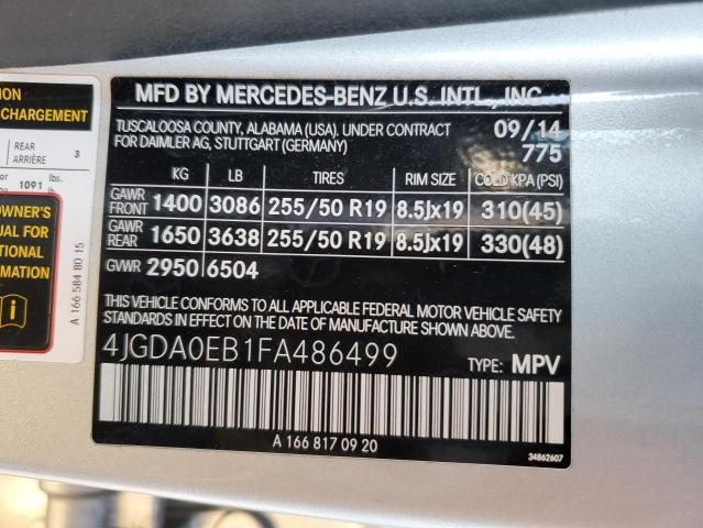 2015 Mercedes-Benz ML 250 Bluetec