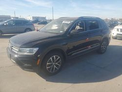 Salvage cars for sale at Grand Prairie, TX auction: 2020 Volkswagen Tiguan SE