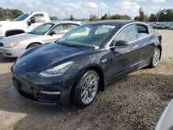 Salvage cars for sale at Apopka, FL auction: 2018 Tesla Model 3