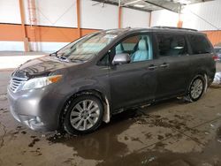 Toyota salvage cars for sale: 2011 Toyota Sienna XLE