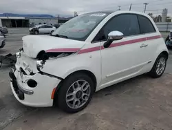 Fiat 500 salvage cars for sale: 2012 Fiat 500 Lounge