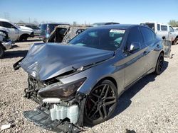 Salvage cars for sale from Copart Tucson, AZ: 2022 Infiniti Q50 Luxe