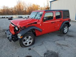 Vehiculos salvage en venta de Copart Albany, NY: 2019 Jeep Wrangler Unlimited Sport